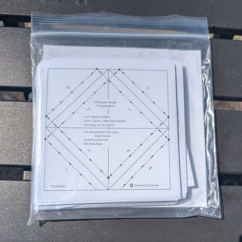 Pressing Matters Dew Drops Quilt Kit Pattern Fabric Strips Blue White Star 2015